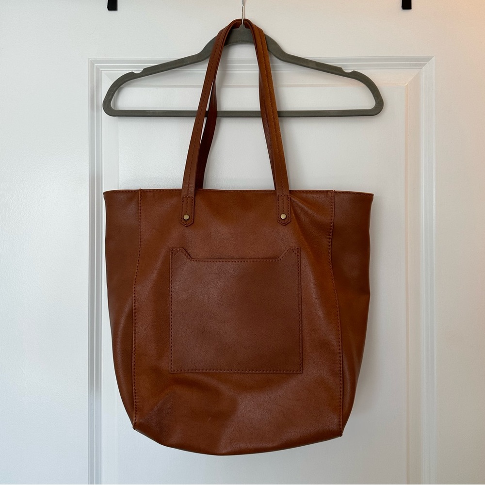 Universal Thread Brown Leather Tote - image 2